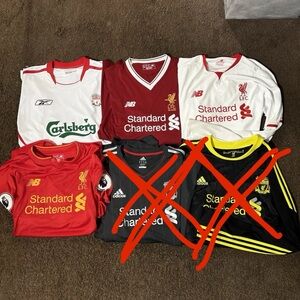 Liverpool FC shirts